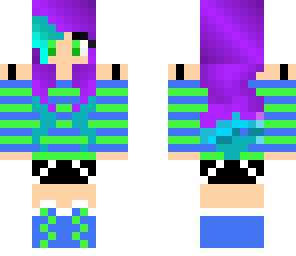 crazy hair color teen