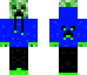 creeper in a hoodie
