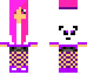 teen with pink hair