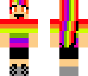 rainbow girl