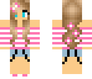 pink summer girl