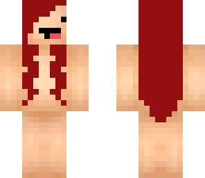 red haired derp girl