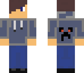 cool grey-blue teenager