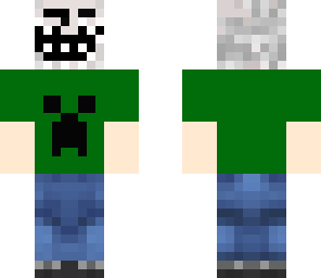 troll with creeper shirt