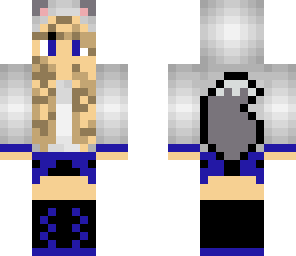 wolf blue girl