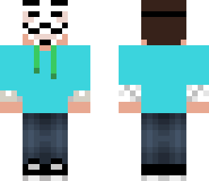 cool guy with mask