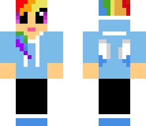 my human version of rainbow dash fall outfit