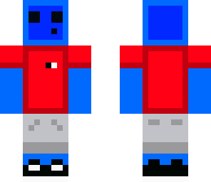 slime blue red t-shirt 
