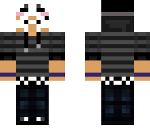 teen with mask