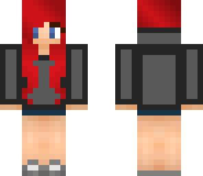 blocky girl grey