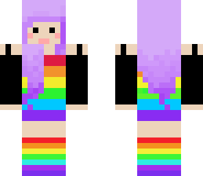 cupquake's cloud 9 rainbow outfit