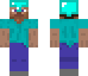 steve mit diamaten helm