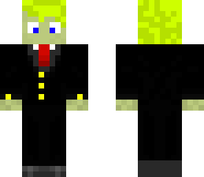 tuxedo man blonde