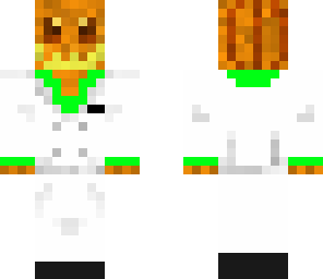 green pumpkin man