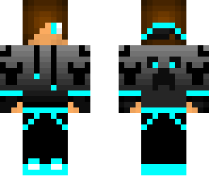 smooth neon blue teen