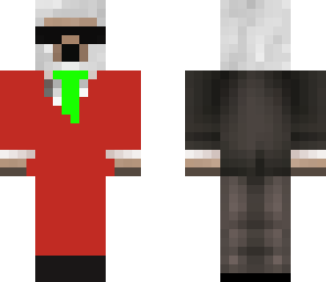 sheep in a red suit