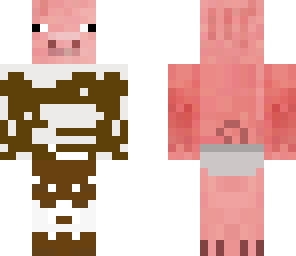 cow in the front pig in the back