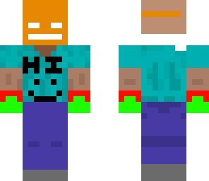 undercover bald herobrine