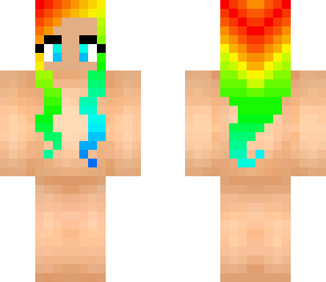 rainbow hair base