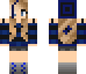 blue girl