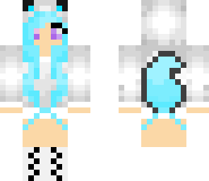 blue wolf girl