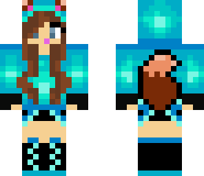 teal fox girl