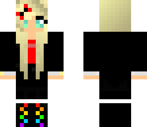 tuxedo woman