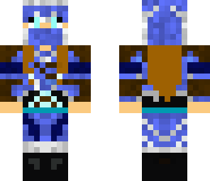 female blue assassin
