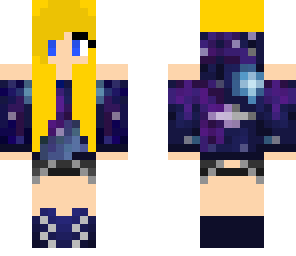 blond galxy girl