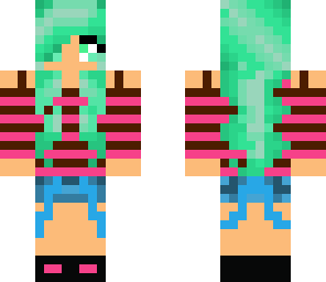 pink chocolate mint girl