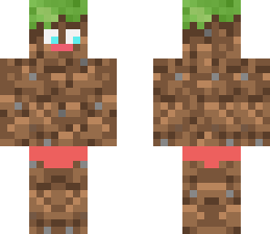 grass man in underwer