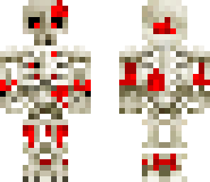 bloody skeleton