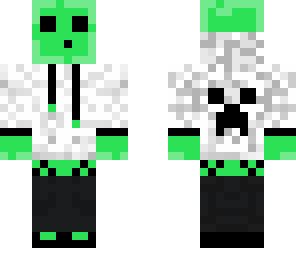 green slime with headphones
