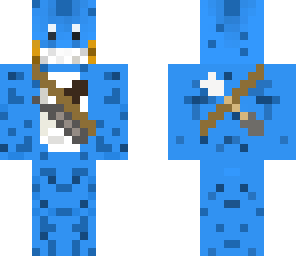 mudkip with arrows and gun