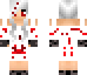 bloody dress girl with red eyes