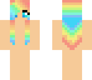 rainbow hair base
