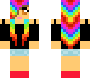 rainbow girl