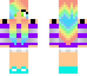 rainbow girl
