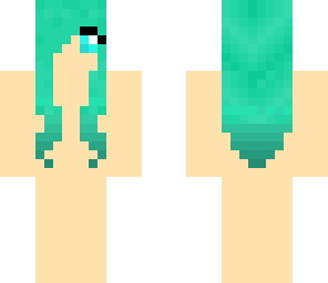 green hair skin base