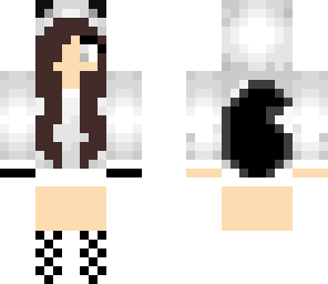 girl wolf skin