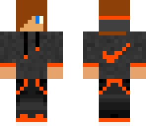 orange nike guy