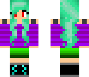 cute mint girl