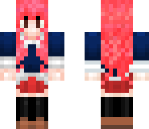 pink haired something