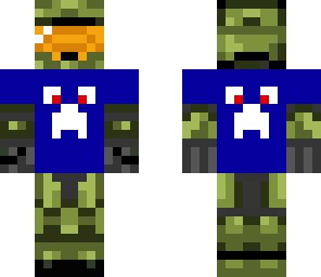 master cheif with a shirt