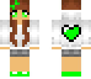 neon green girl