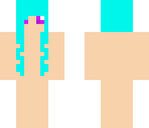 blue hair chick yeah