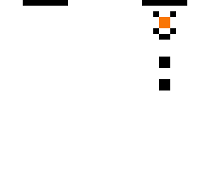 backwards snowman