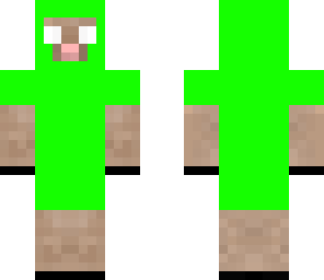green herobrine sheep