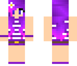 cute purple summer girl