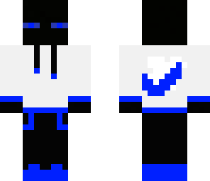 blue nike enderman